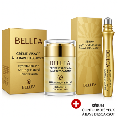 Bellea Crème Visage à la Bave d’Escargot – Anti-Âge & Hydratation
