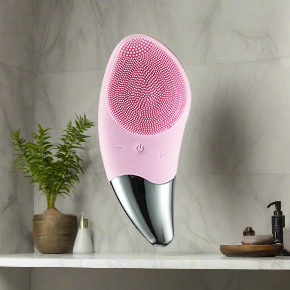 Brosse Nettoyante Visage Électrique USB – Nettoyage en Profondeur & Massage Sonic