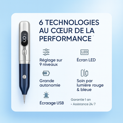 Plasma Pen Fibroblast – Stylo Plasma Anti-Âge & Épiderme Lifting Visage Maison