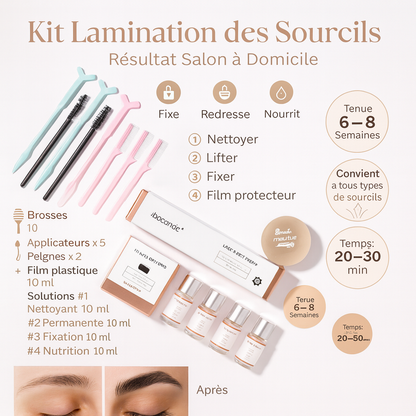 Kit Professionnel Lamination & Lifting des Sourcils – Effet Naturel et Tenue Longue Durée